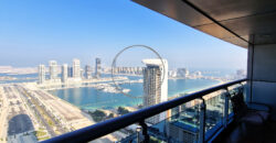 Sea Views | Furnished | High Floor | Spacious and Bright