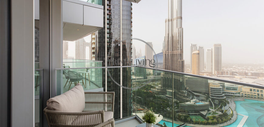 Fully furnished | Burj Khalifa View | High floor