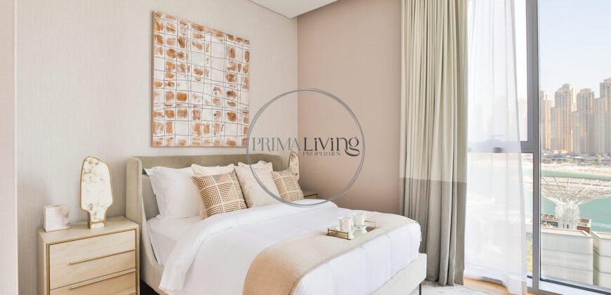 Ain Dubai view | Luxury Furnishing | High floor